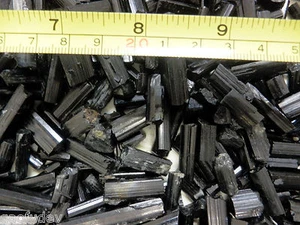 Gem Grade Black Tourmaline 2 to 5 g Small Size complete pcs 250 gram Lot - Picture 1 of 11