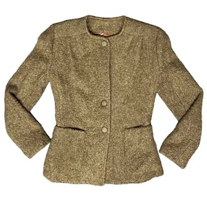 Carole Little For Saint Tropez West Wool Jacket Size 6 Women’s 1980’s - Picture 1 of 10