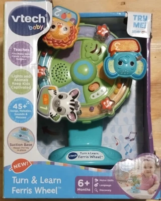 ¡NUEVO!!! Rueda de la fortuna Vtech Baby Turn and Learn nueva en caja Foto 1 de 4