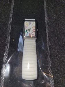Women's White Band Analog Watch - Picture 1 of 4
