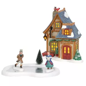 DEPT 56 DICKENS VILLAGE - HOLIDAY SKATING PARTY 6004806 SET 5 LTD ED - BRANDNEU - Bild 1 von 3