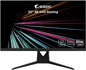 GIGABYTE AORUS FI32U 32" 4K UHD IPS LED Gaming Monitor EXCELLENT CONDITION - Picture 1 of 6