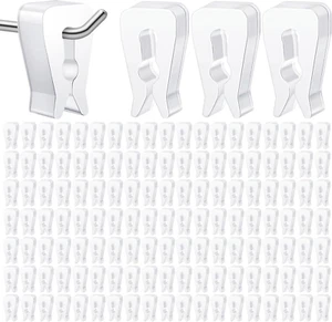 400 Pack Inventory Control Clips Peg Hook Product Stoppers Fits 0.15" to 0.25" - Picture 1 of 12