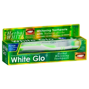 White Glo - Herbal Whitening Formula Toothpaste 150g - Natural herbs & Minerals - Picture 1 of 4