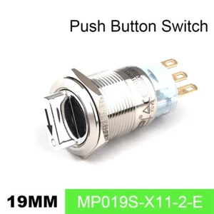High quality Metal Stainless Steel Knob Switch Series Arrow light Knob switch 5A - Picture 1 of 7