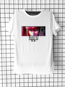 Tee-shirt Chainsaw Makima Regard mortel Manga Animé Japonais Mixte et enfant - Foto 1 di 3