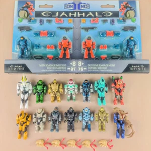 Lot of Set Halo Mega Construx Bloks Unsc Elite Spartan Flood Marine Master Cheif - Picture 1 of 1