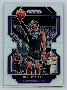 BUDDY HIELD 2021-22 Panini Prizm Basket ARGENTO Prizm #192 Sacramento Kings - Foto 1 di 2