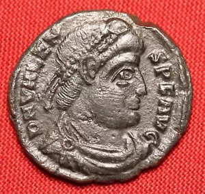 Ancient Roman Bronze Valens AE3 Coin - Picture 1 of 2