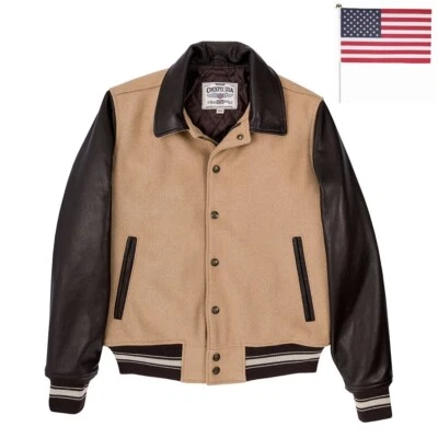 Jacket The Classic Varsity Cockpit USA Made IN USA Jacket Teddy - Image 1 of 4