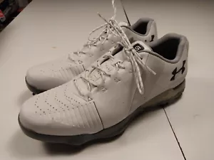 Under Armour Golf Spieth 2 11.5 White Golf Shoes - Picture 1 of 11