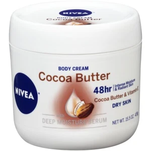 NIVEA Cocoa Butter Body Cream with Deep Nourishing CREAM 15.5 OZ - Picture 1 of 1