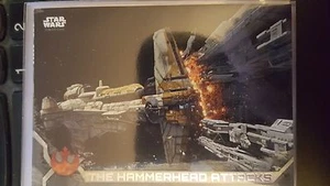 Star Wars Rogue One Series 2 #89 2017 The Hammerhead Attacks gris 004/100 - Imagen 1 de 1