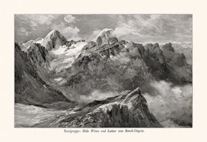 Texelgruppe Hohe Weisse und Lodner vom Roteck Ostgrat Alpinismus A2 0151 - Bild 1 von 1