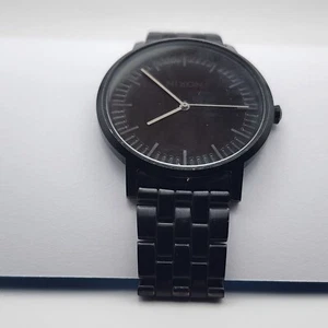 Nixon Quartz Analog Black Stainless Steel Link Watch Needs Battery - Picture 1 of 10