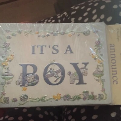 American Greetings - Anuncio, es un niño - Paquete de 10 - NUEVO Foto 1 de 4