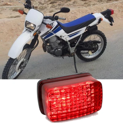 Red LED Taillight Brake Tail Light For Yamaha XT600E XT250 XT225 XT350 XT600 - Image 1 of 4