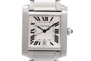 Cartier Tank Francaise L Size Original Dial Still Mens Original Automatic Watch - Picture 1 of 6
