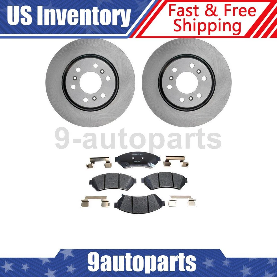 Rotores de freno de disco delanteros + pastillas de freno de cerámica para Chevrolet Uplander 2006-2009 Foto 1 de 4