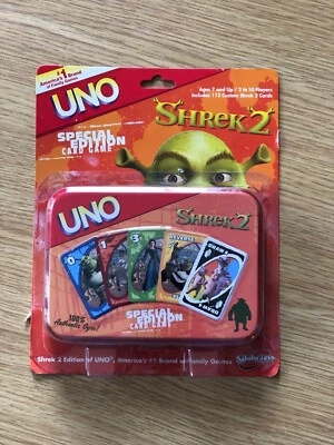 Shrek 2 Uno Special Edition Card Game New Factory Sealed OOP Sababa Toys - Image 1 of 2