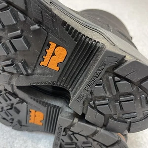 Timberland Pro Boots Mens 6.5 Black Stockdale Alloy Safety Toe Work Waterproof - Picture 1 of 10