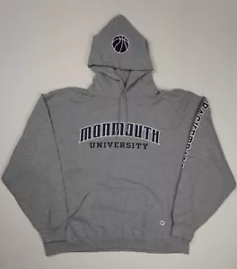 Russell Athletic Men's Monmouth University Hoodie XL Grey - Picture 1 of 4