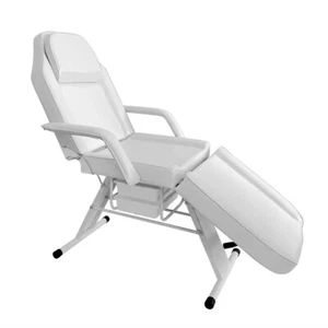 Massage Table 3 Fold Bed Tattoo Beauty Bed Spa Salon Chair with Storage Box - Picture 1 of 12