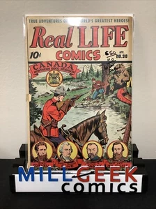 Real Life Comics #30 (April 1946) VG (4.0) Cover Detached, 1/2” Spine Roll - Picture 1 of 4