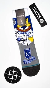 Stance x MLB Kansas City Royals 'Royals Mascot' | YL | Crew | NWT | 2022 - Picture 1 of 3