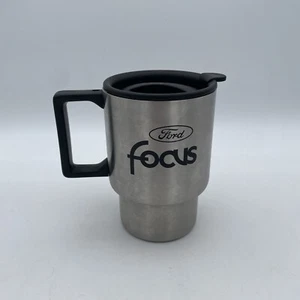 Vintage Ford Focus Travel Coffee Mug, 12 oz., Stainless Steel - Ford Motor Co. - Picture 1 of 7