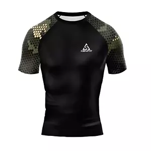 Best Rash Guard canotta top di Kenfit UK, camicia a compressione felpe a compressione - Foto 1 di 3