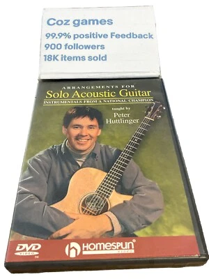 Arrangements For Solo Acoustic Guitar Taught By Peter Huttlinger DVD Region Free - image 1 of 3