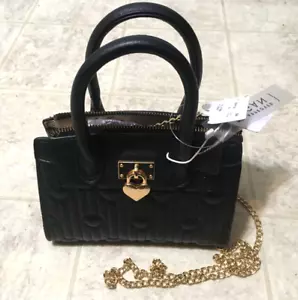 Cartera negra pequeña vegana Blush Kiss para mujer - Imagen 1 de 4