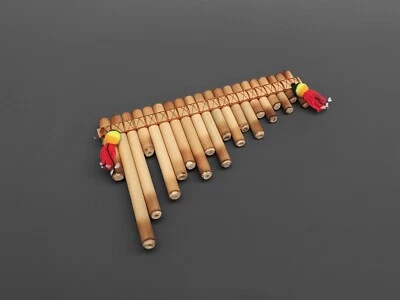 20 Pipe Rondador Pan Flute Authentic Handcrafted Bolivian  Bamboo Zampoña - Image 1 of 3