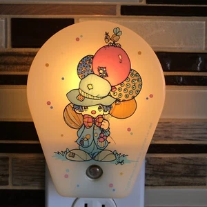 Precious Moments Clown Love’n Care Luce Notturna Elettrica Vintage 2000 Sii Umile - Foto 1 di 9
