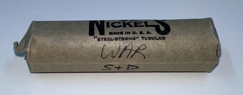1942-1945 SILVER Wartime Nickel Roll (40) WWII LOT Z 92 Cover