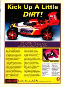 Mugen Athlete RC Cars Vintage 1994 Print Ad Ephemera Wall Art Decor Lot of 2 - Picture 1 of 2