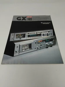 Vintage AKAI GX-F90 GX-F80 Cassette Decks Brochure Pamphlet Booklet  - Picture 1 of 5