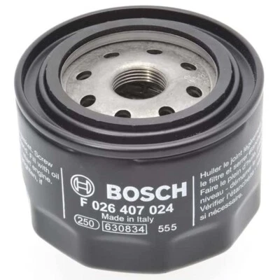 Bosch F026407024 Oil Filter Screw On For Fiat Ducato Iveco Daily UAZ Patriot New - Image 1 of 4
