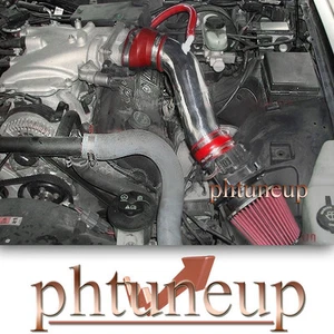 RED 2003-2004 MERCURY MARAUDER 4.6 4.6L V8 AIR INTAKE KIT SYSTEMS + FILTER - Bild 1 von 1