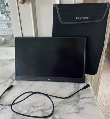 ViewSonic VA1655 15.6 " 1080p Portable IPS Monitor &  travel case - needs repair - Image 1 of 4