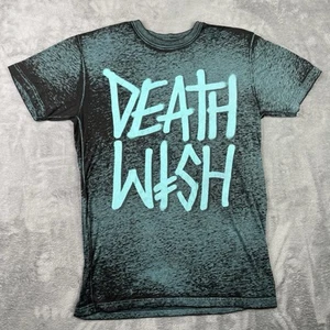 Deathwish Skateboard Shirt Men Large Blue Graphic Lightweight Y2K Baker Thrasher - Picture 1 of 8