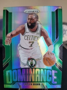 2024-25 Panini Prizm - Dominance Jaylen Brown #6 Green Prizm - Bild 1 von 6