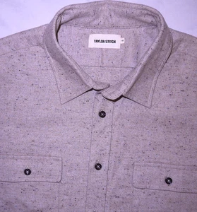 Mens EUC Speckled TAYLOR STITCH L/S Soft Button-Down Shirt - Bild 1 von 4