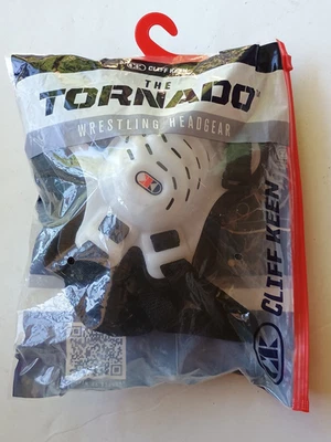 Cliff Keen F5 Tornado Wrestling Headgear - Translucent/Black/Black - Image 1 of 2