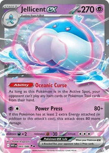 Jellicent ex 045/086 - Blanco Flare - Juego de cartas coleccionables Pokémon - Doble raro - Imagen 1 de 1