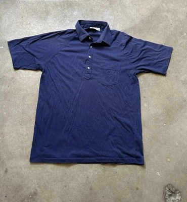 Montgomery Ward Shirt Vtg 60s 70s Polo Butterfly Collar MCM Mod Disco Mens M - Image 1 of 4