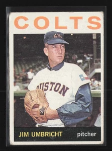 1964 Topps #389 Jim Umbricht Houston Colt .45s PR ** PLIEGUE ** - Imagen 1 de 2