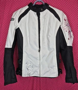 Speed and Strength Armor Motorcycle Jacket Women's white and pink Cross Sz Small - Bild 1 von 10