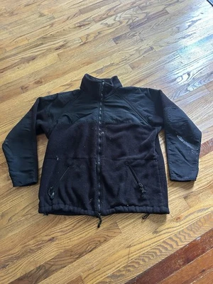 DSCP by Peckham US Military  Black Polartec  Fleece Cold Weather Jacket SZ Large - Image 1 of 4